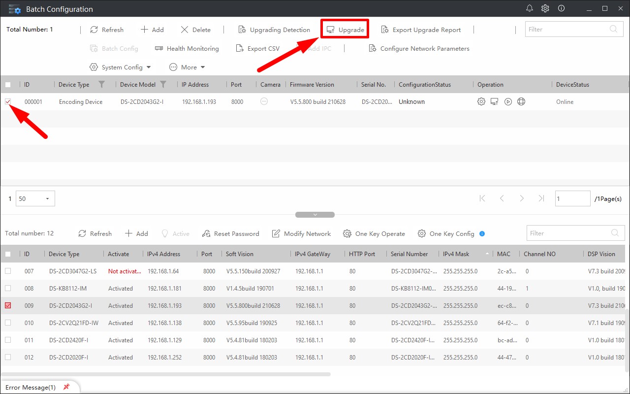 Выбор устройства для перепрошивки