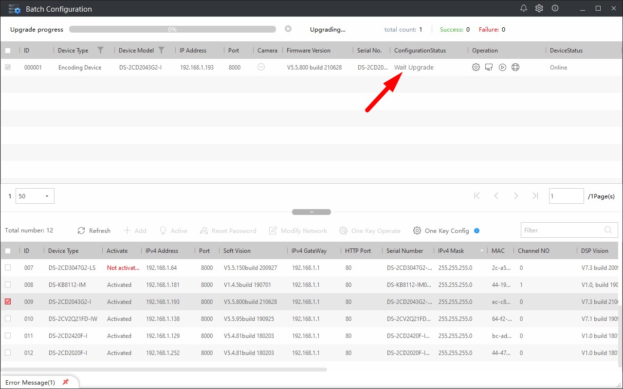 Процесс перепрошивки 