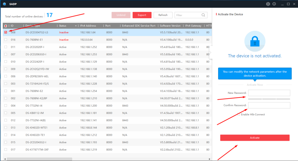 Активаця_устройств_через_ПО_SADP
